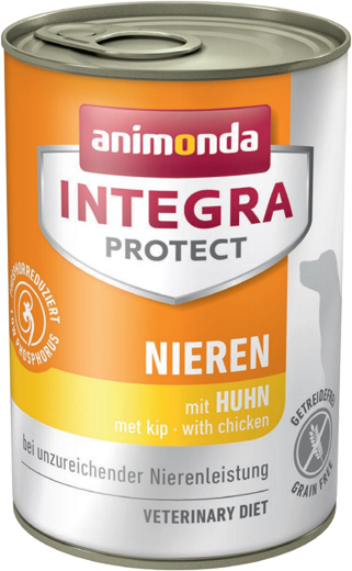 アニモンダ インテグラプロテクト 犬用 NIEREN 腎臓ケア 鶏 グレインフリー 400g×6缶