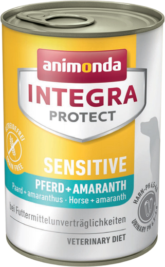 アニモンダ インテグラプロテクト 犬用 SENSITIVE アレルギーケア 馬・アマランス グレインフリー 400g×6缶
