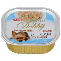 デビィ シニア犬用 ササミ&野菜 100g×24缶