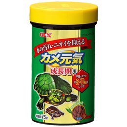 GEX カメ元気フード 成長期用 75g
