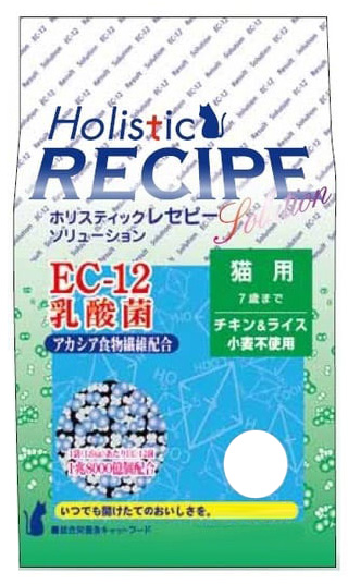 ホリスティックレセピー EC12 乳酸菌 猫用 4.8kg(400g×12)