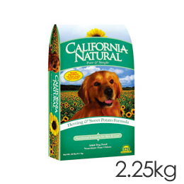 カリフォルニアナチュラル ニシン&さつまいも 犬用 2.27kg
